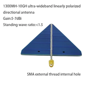 Антена UWB лог-периодична антена 1575MHz 2.4GHz 5.8GHz предаване на изображения широколентова антена