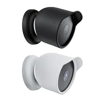 Водоустойчив силиконов калъф за Google Nest Cam Външен или вътрешен (батерия) Защитна камера за сигурност Аксесоари за ръкав