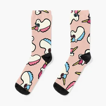 Еднорозите са готин модел - мулти чорапи летни чорапи Мъжки компресионни чорапи компресия чорапи Дамски чорапи Дамски чорапи