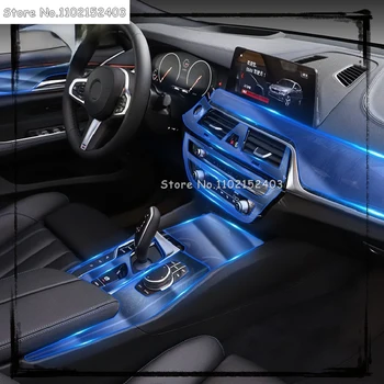 За BMW G32 Sreies 6GT 2017-2021 Автомобилна вътрешна централна конзола Прозрачен TPU защитен филм против надраскване Ремонт Филм Аксесоар