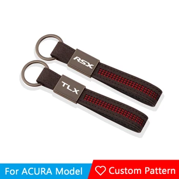 Кожен ключодържател за кола ключодържател за Acura Integra CDX CL ILX MDX NSX RDX RL RSX TL TLX TSX ZDX Аксесоари за кола