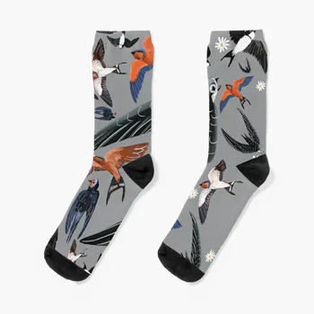 Лястовици и бърз модел Ultimate сива версия Чорапи луксозен футбол Търговия на едро спорт Чорапи Дамски Мъжки
