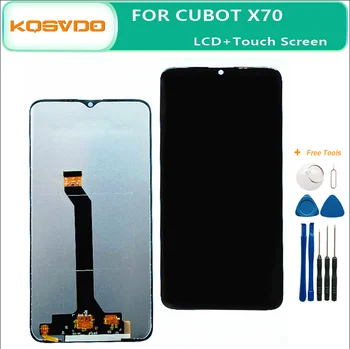 Мобилен телефон LCD дисплей за CUBOT X70 LCD дисплей с рамка сензорен екран дигитайзер събрание ЗА CUBOT X 70 инструменти
