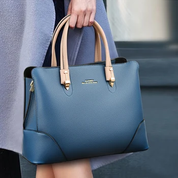 Мода PU кожени чанти Дамска ретро чанта за пазаруване Случайни женски офис дама Subaxillary Commuter рамо чанта