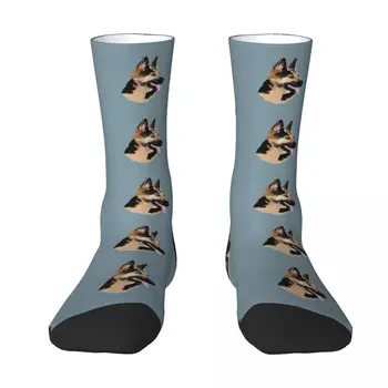 Немска овчарка чорапи щастливи чорапи отопление чорап обувки карикатура чорапи Мъжки чорапи Дамски
