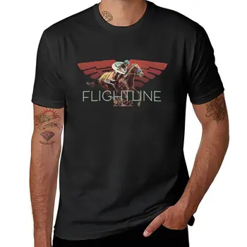 Нов известен състезателен кон - Flightline2022 Тениска пот ризи kawaii дрехи плюс размер т ризи плюс размер върховете т ризи мъже