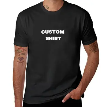 Нова тениска по поръчка Празна тениска Аниме тениска лятна топ персонализирани тениски мъжки тениска