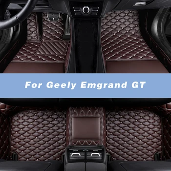 Персонализирани стелки за кола за Geely Emgrand GT Авто килими Foot Coche Accessorie