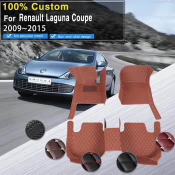 Подови стелки за Renault Laguna Coupé X91 2009~2015 Водоустойчив килим за кола постелки Bodenmatten Alfombrillas Para Autos Car Accessories
