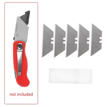 Практичен сгъваем полезен нож за рязане на хартия с пластмасово рязане с резервно острие или сменяем нож Sep12 Drop Ship