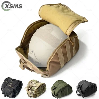 Тактически шлем чанта пакет многофункционални Molle съхранение военни носещи торбичка за спортен лов стрелба бойни каски