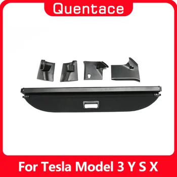 Товарен капак за Tesla Model Y 2021-2024 Товарен капак Заден капак на багажника Прибиращ се защитен карбонов щит Подмяна на капака