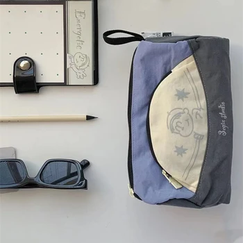 Уникални и редки канцеларски материали Траен молив Поразителен модерен канцеларски чанта за съхранение Голям капацитет молив случай