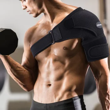 Унисекс регулируема фитнес спортна грижа Единична рамо подкрепа обратно скоба охрана каишка рамо подкрепа колан за жени мъже